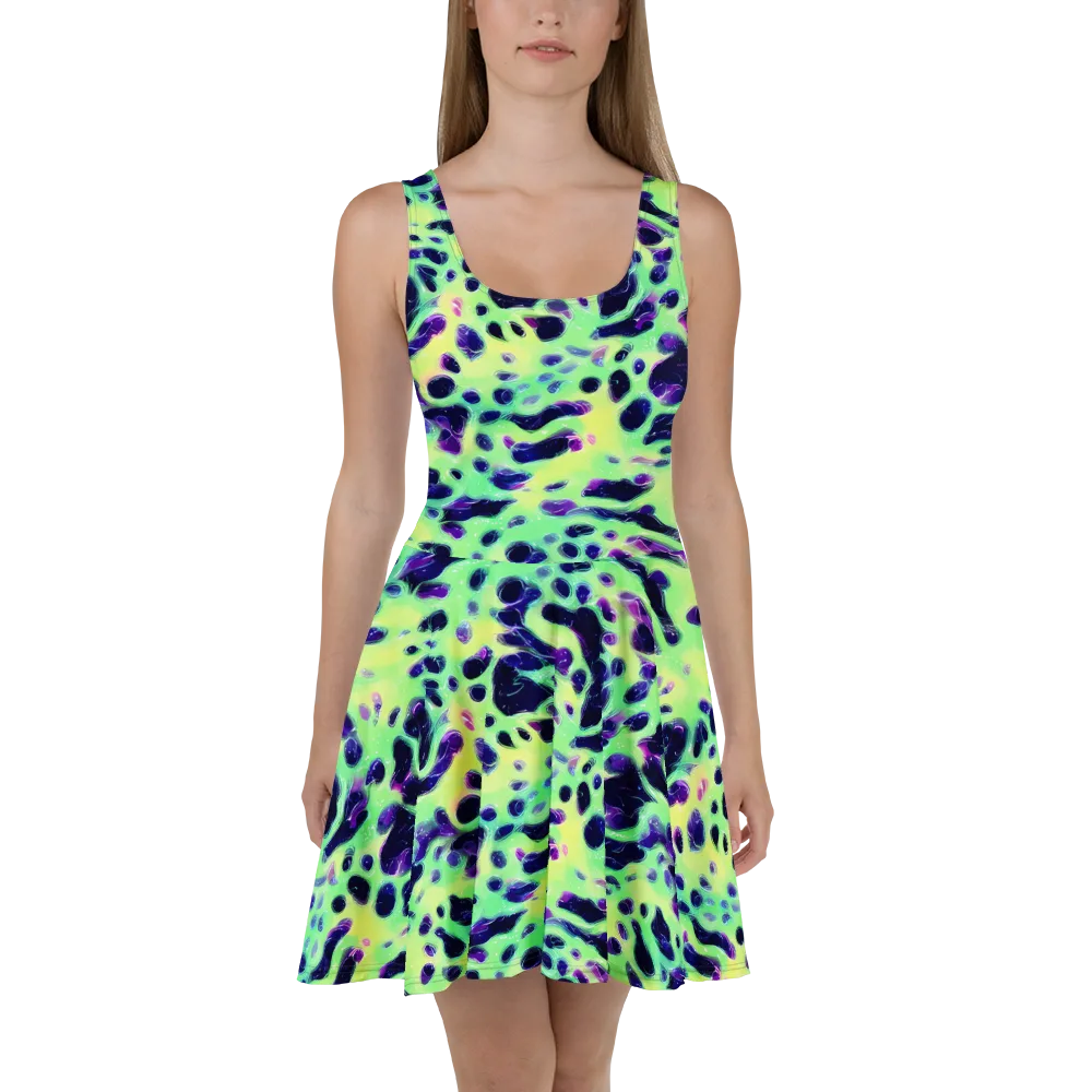 Luminous Ink on Skater Dress — Front