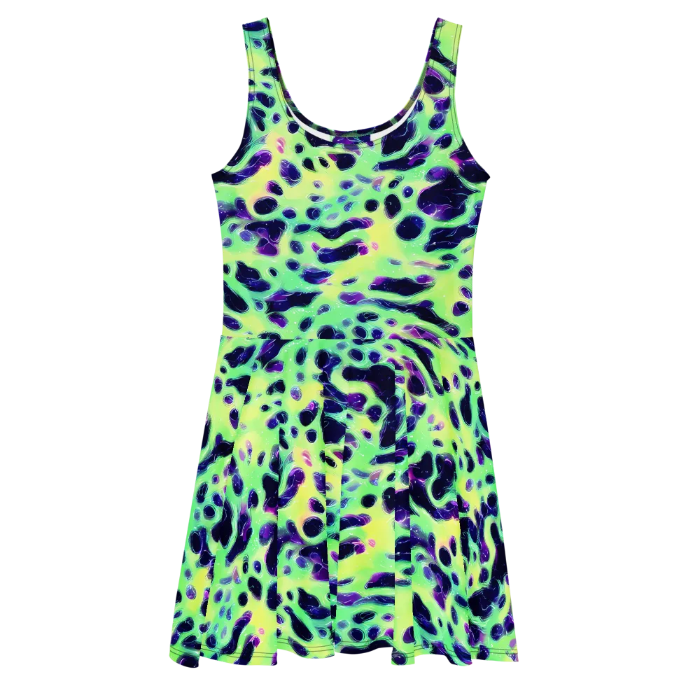 Luminous Ink on Skater Dress — Front