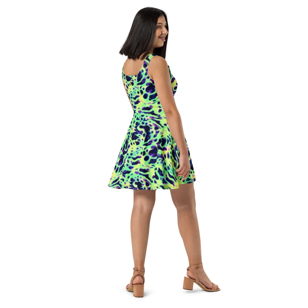 Luminous Ink on Skater Dress — Right