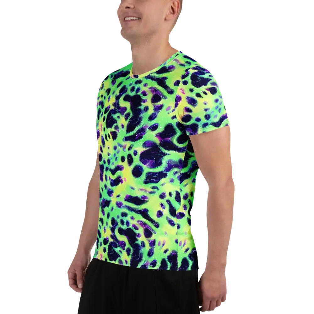 Luminous Ink on Men's Athletic T-Shirt — Left