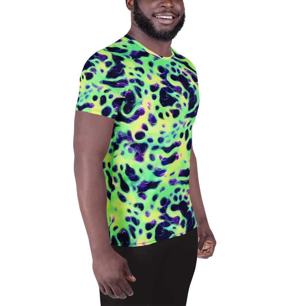 Luminous Ink on Men's Athletic T-Shirt — Right