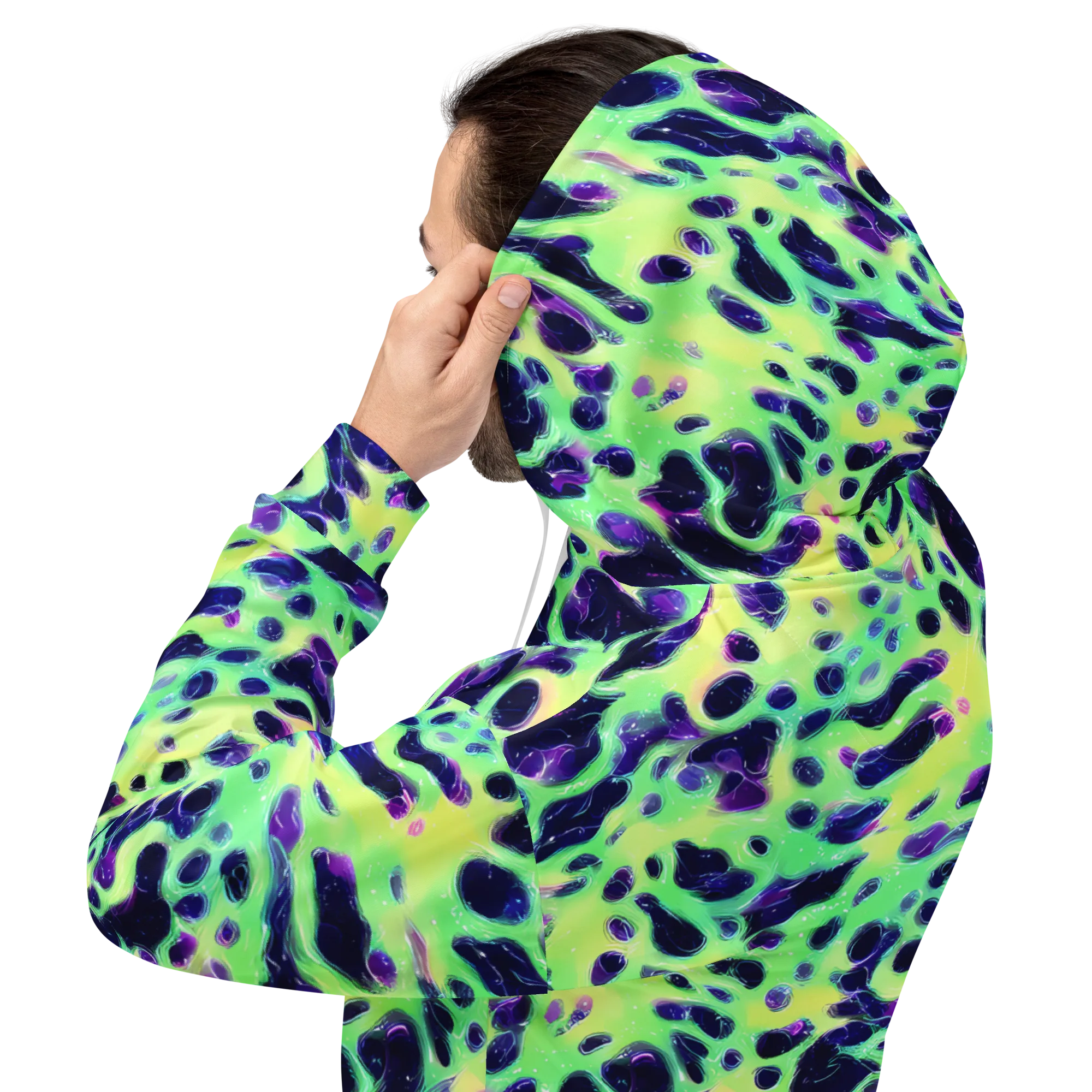Luminous Ink on Hoodie — Back