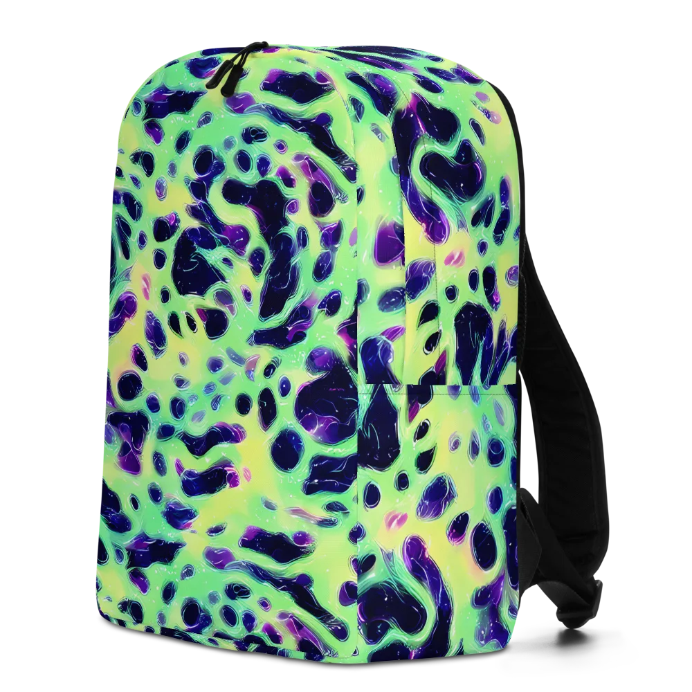 Luminous Ink on Minimalist Backpack — Left