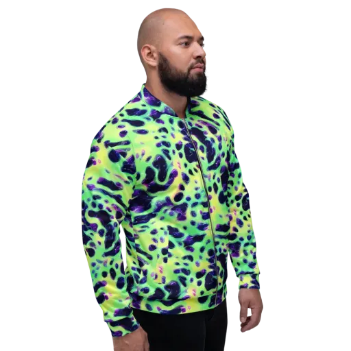 Luminous Ink on a Bomber Jacket