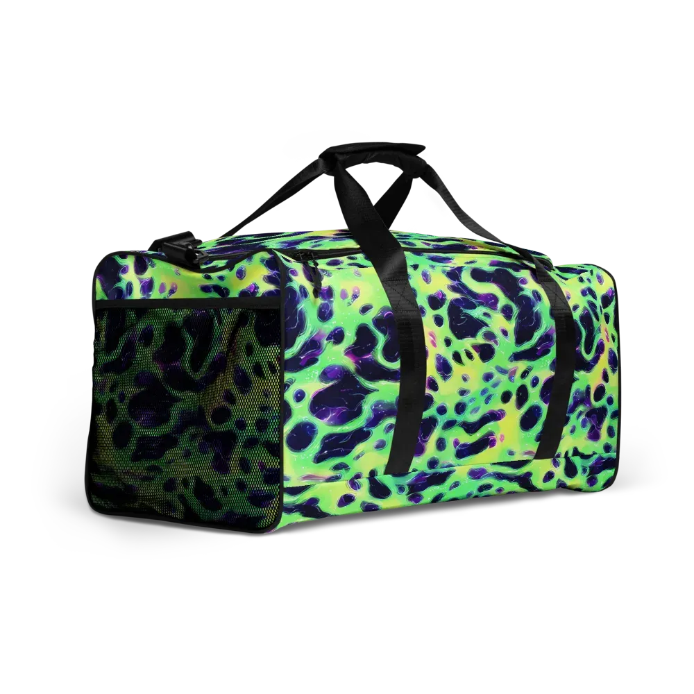 Luminous Ink on Duffle Bag — Right Front