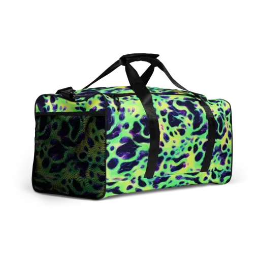 Luminous Ink on a Duffle Bag