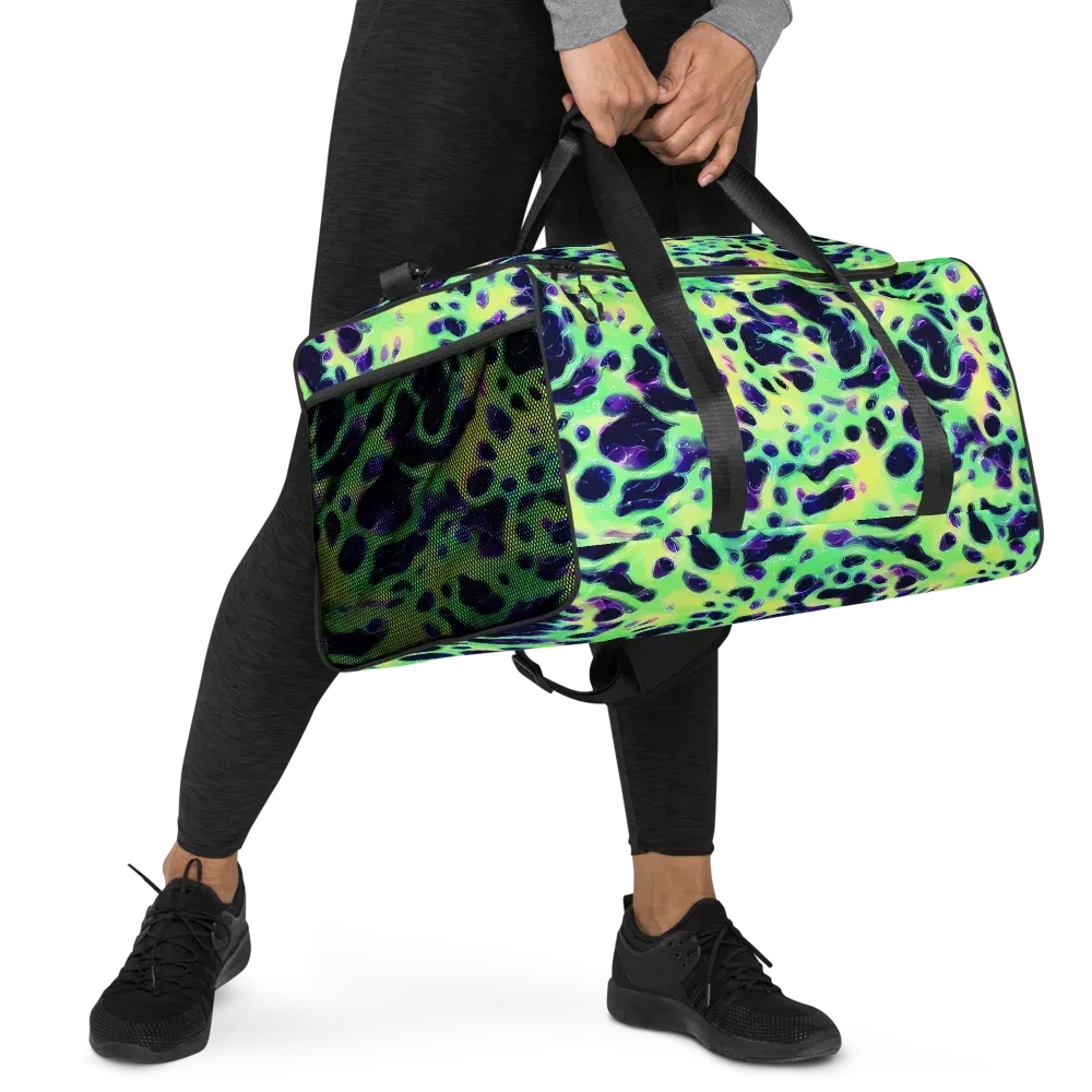 Luminous Ink on Duffle Bag — Right Front