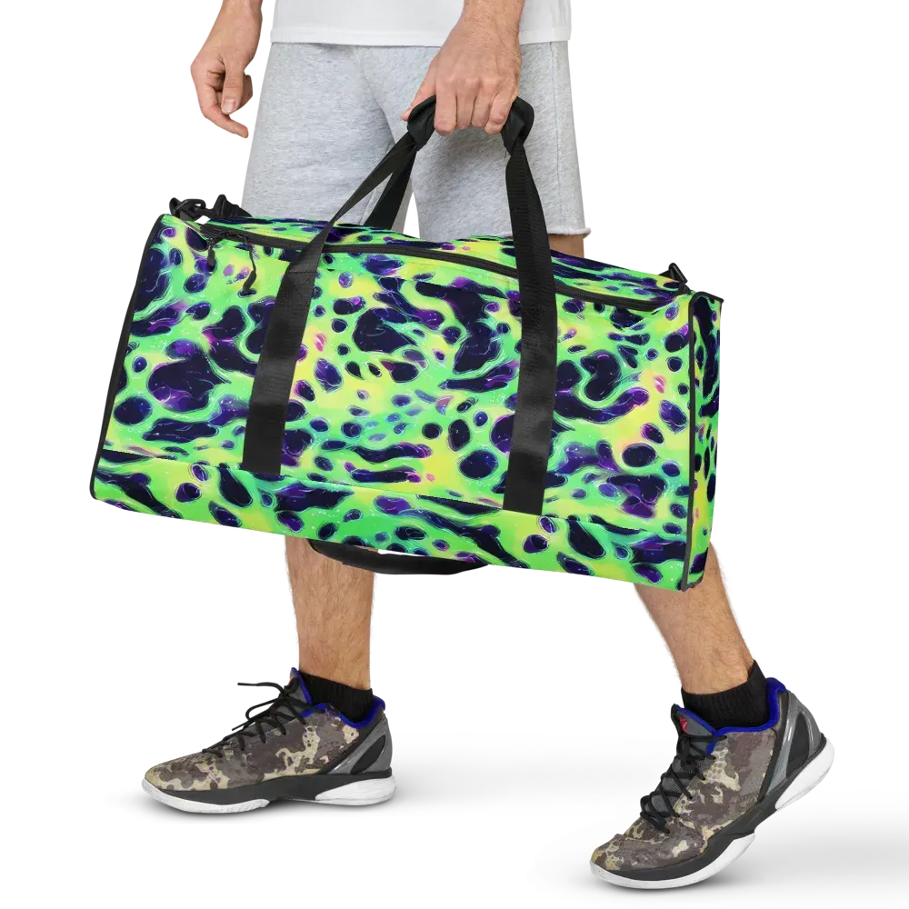Luminous Ink on Duffle Bag — Front