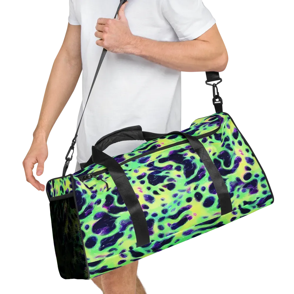 Luminous Ink on Duffle Bag — Right Front