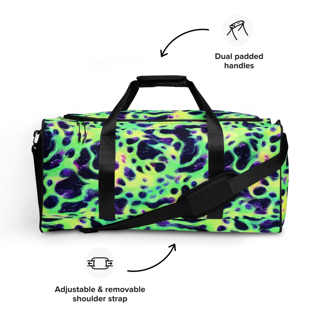 Luminous Ink on Duffle Bag — Front
