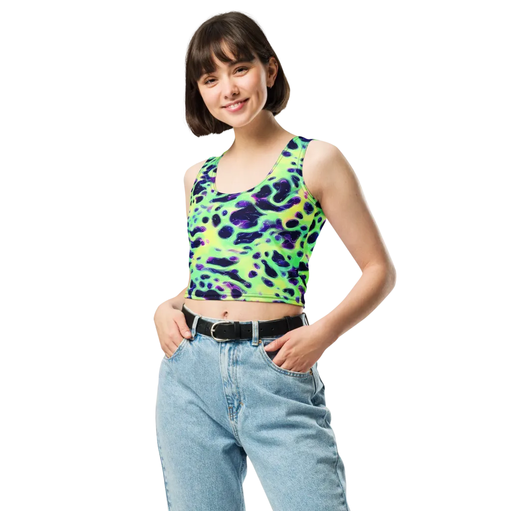 Luminous Ink on Crop Top — Front