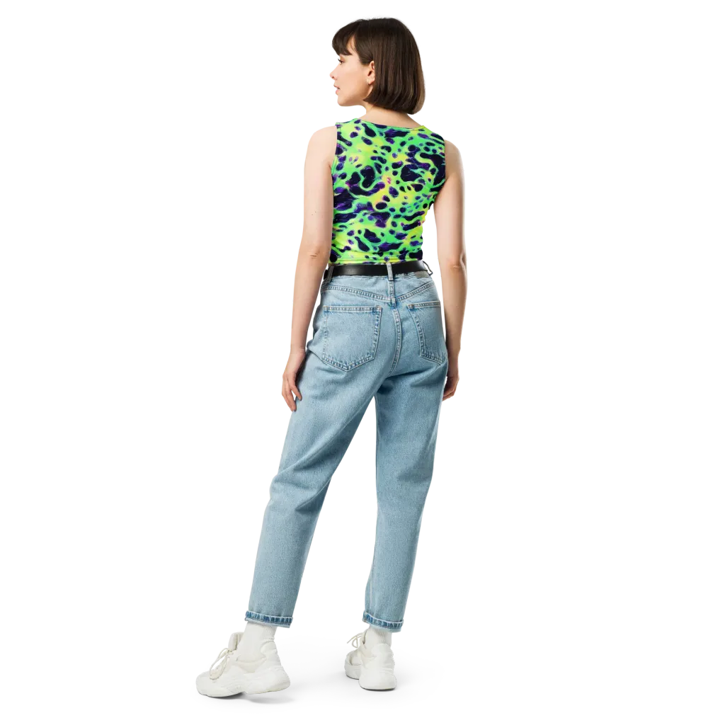 Luminous Ink on Crop Top — Back