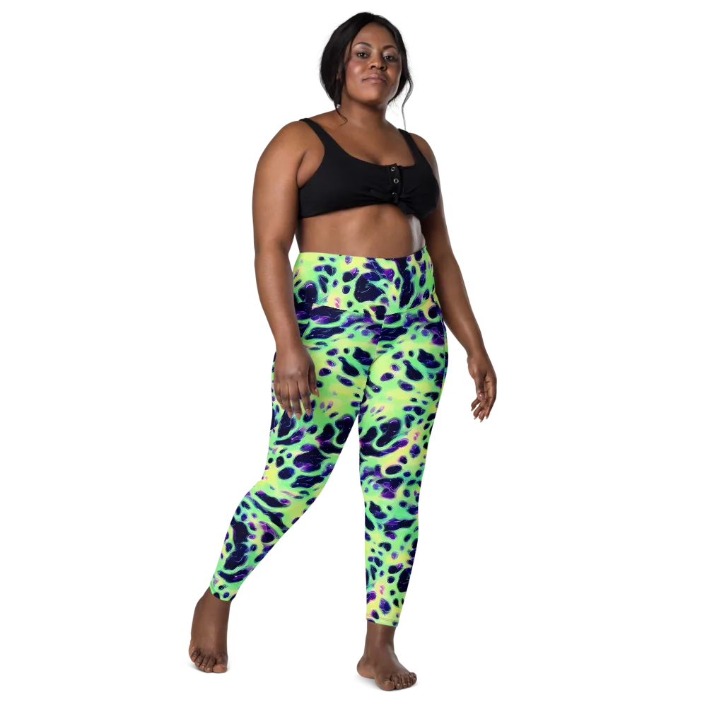 Luminous Ink on Leggings with Pockets — Front