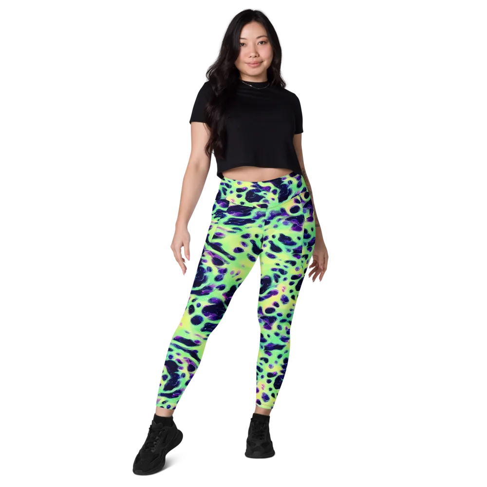 Luminous Ink on Leggings with Pockets — Front