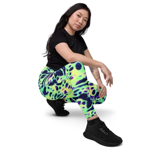 Luminous Ink on a Leggings with Pockets