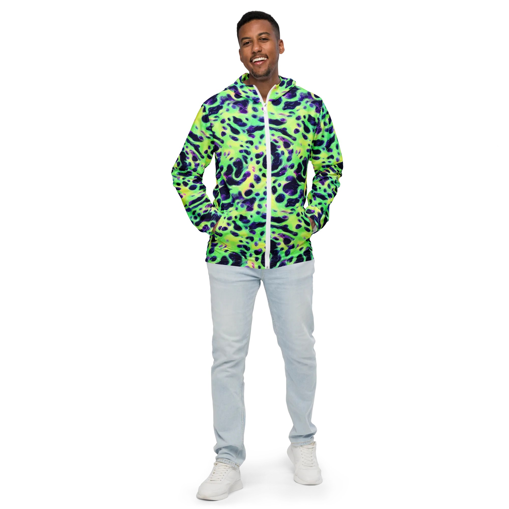 Luminous Ink on Men's Windbreaker — Front
