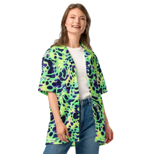 Luminous Ink on a Button Shirt