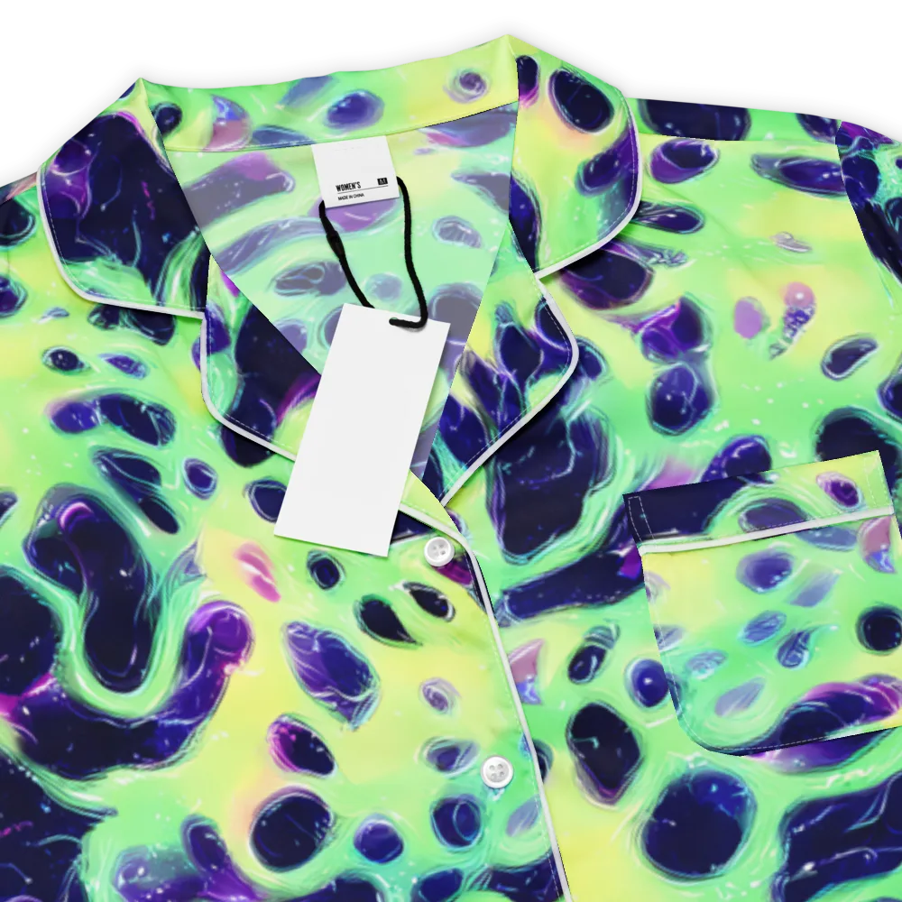 Luminous Ink on Women's Short Sleeve Pajama Top — Product details