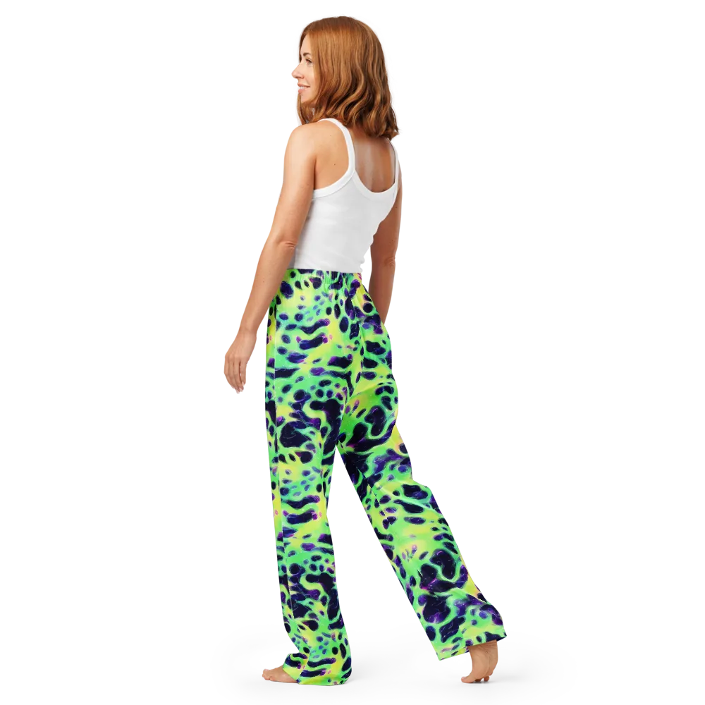 Luminous Ink on Women's Pajama Pants — Back