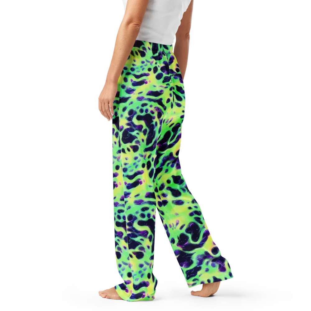 Luminous Ink on Women's Pajama Pants — Left