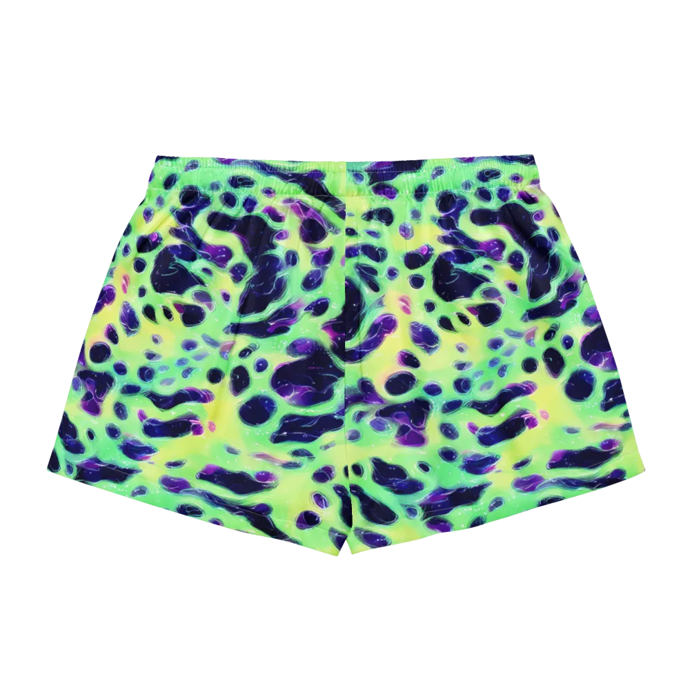 Luminous Ink on Women's Pajama Shorts — Back