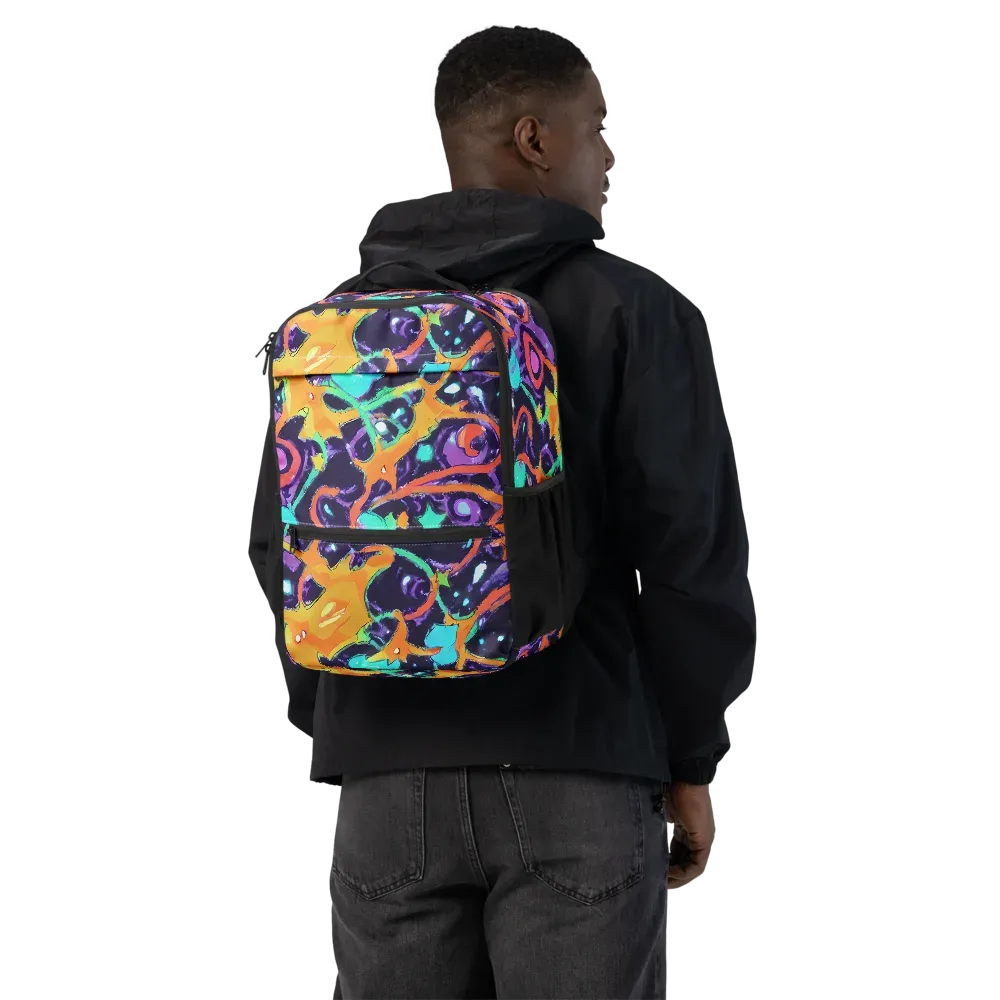 Luminous Fragments on Utility Backpack — Back