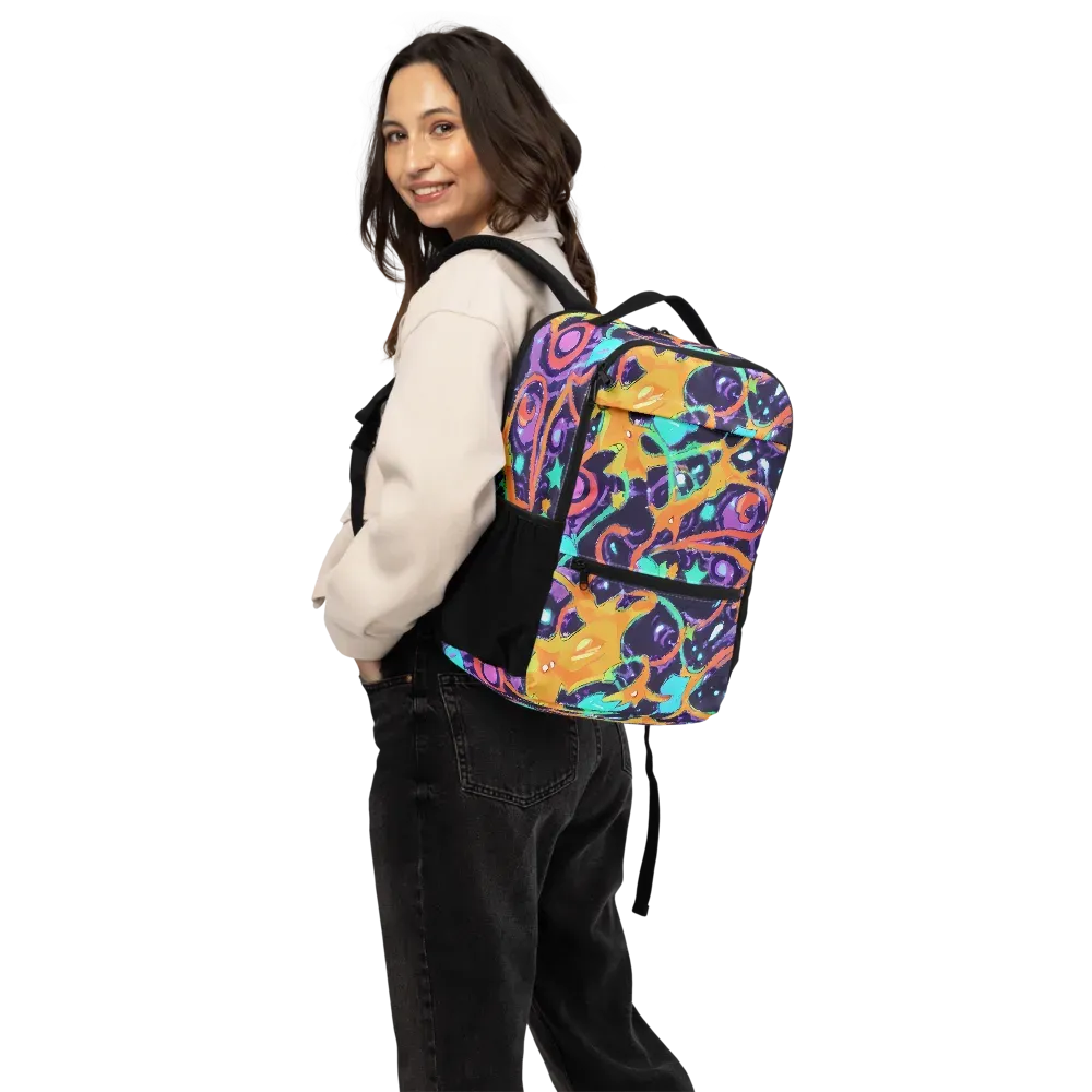 Luminous Fragments on Utility Backpack — Back