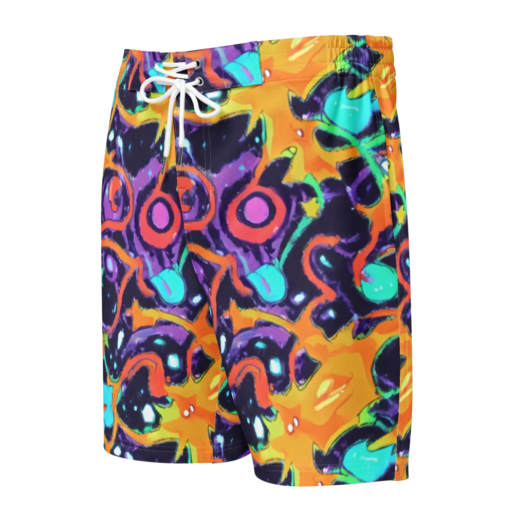Luminous Fragments on Men's Board Shorts — Front
