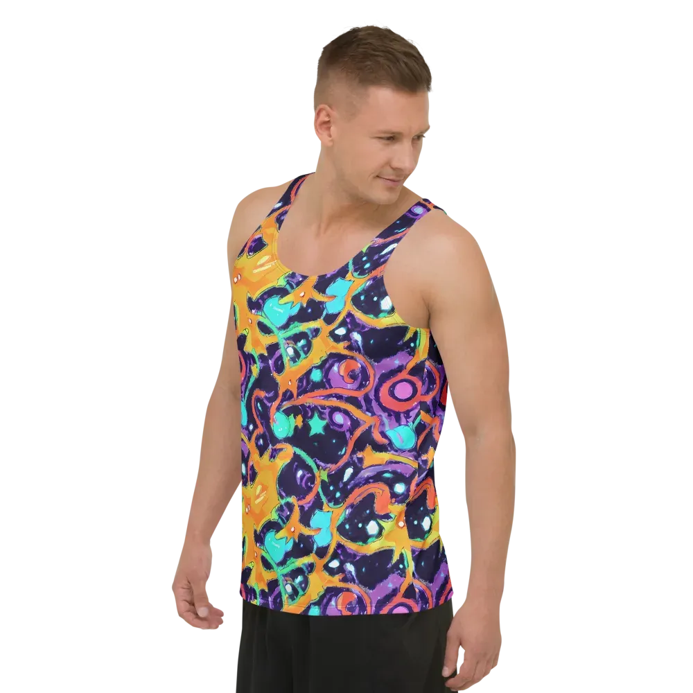 Luminous Fragments on Men's Tank Top — Left Front