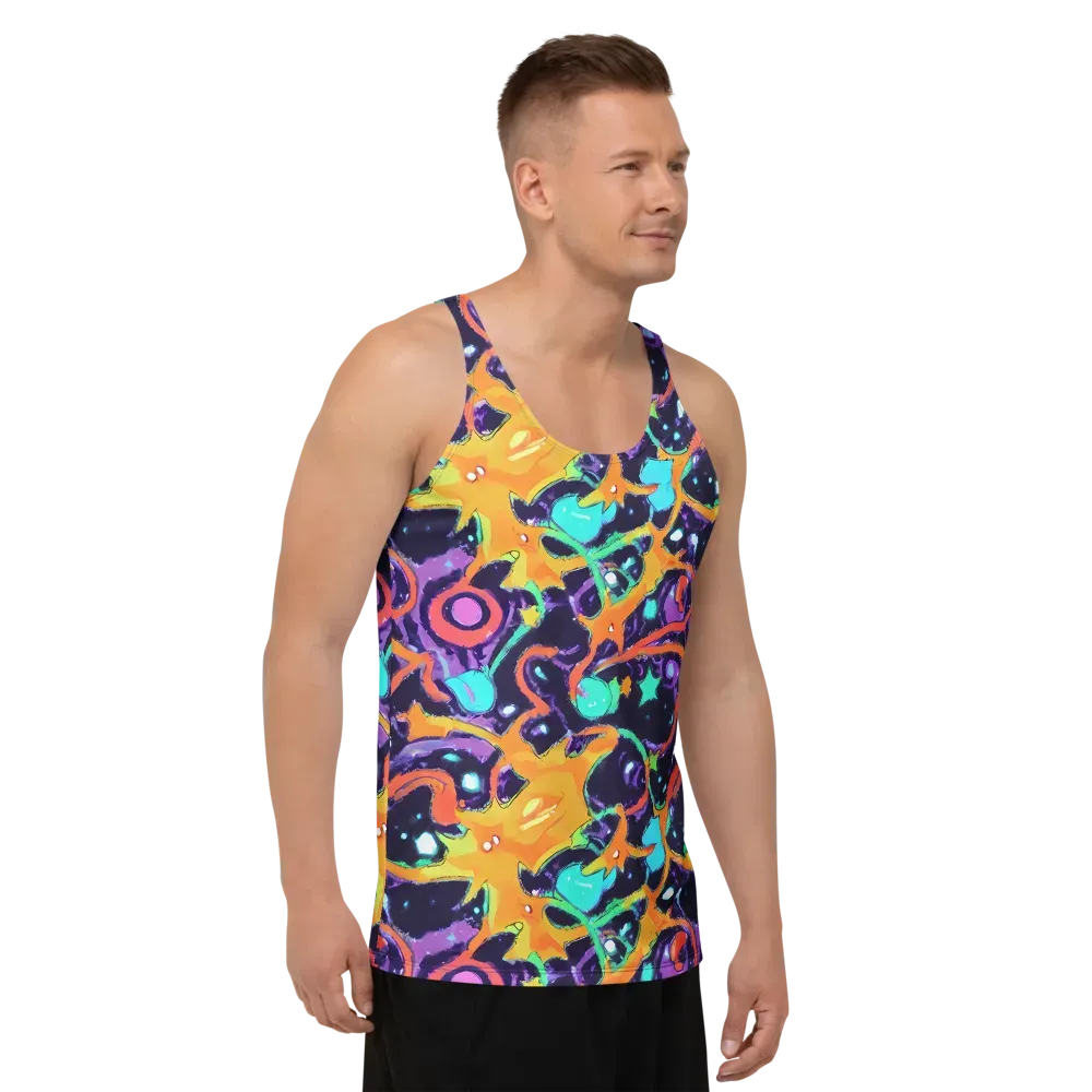 Luminous Fragments on Men's Tank Top — Right Front