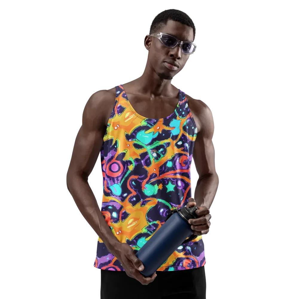 Luminous Fragments on Men's Tank Top — Front