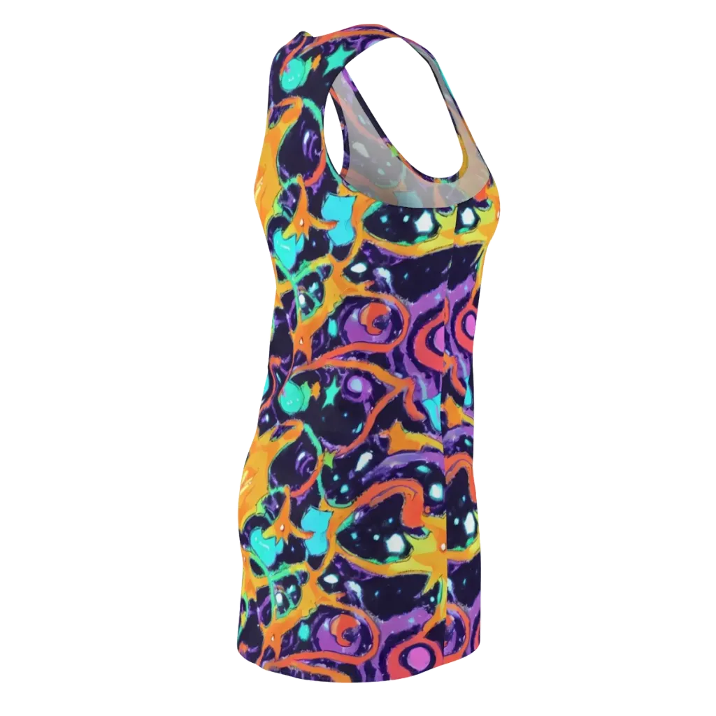 Luminous Fragments on Racerback Dress — Back Side