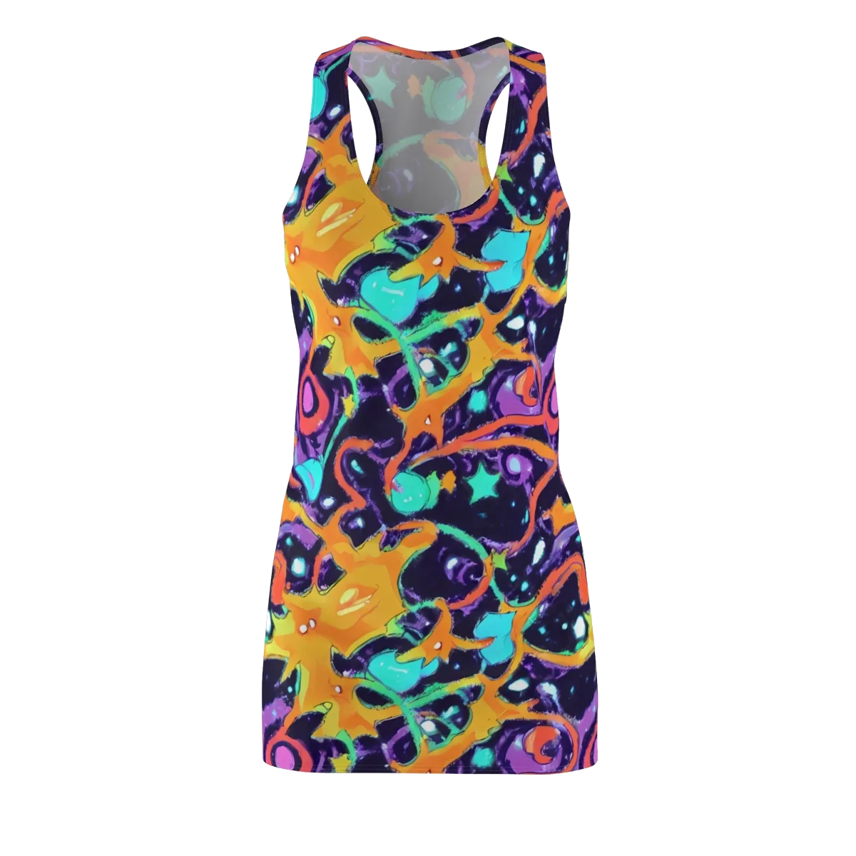 Luminous Fragments on Racerback Dress — Front