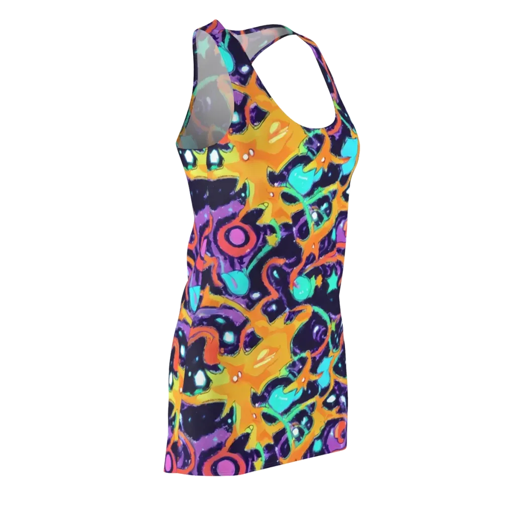 Luminous Fragments on Racerback Dress — Front Side