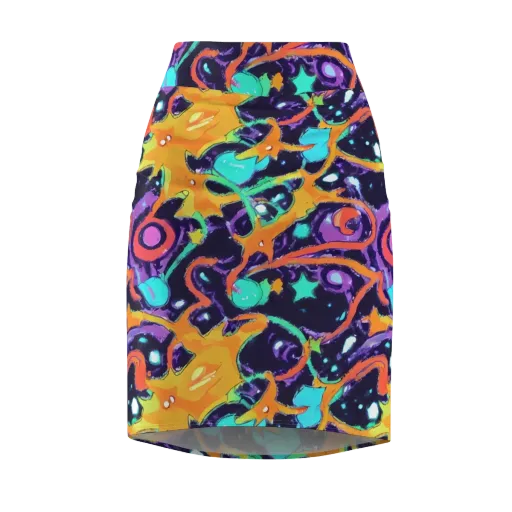 Luminous Fragments on a Pencil Skirt