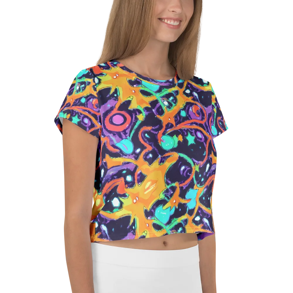 Luminous Fragments on Crop Tee — Right