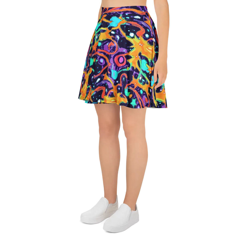 Luminous Fragments on Skater Skirt — Left