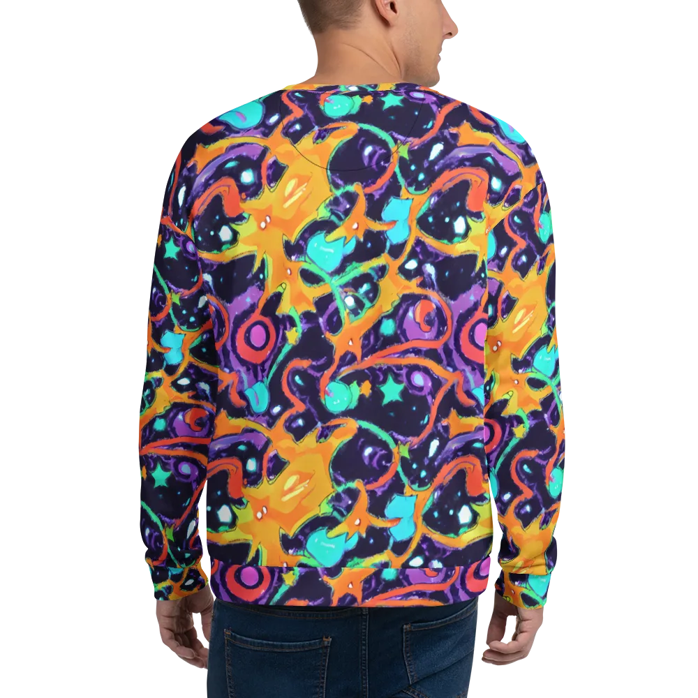 Luminous Fragments on Sweatshirt — Back