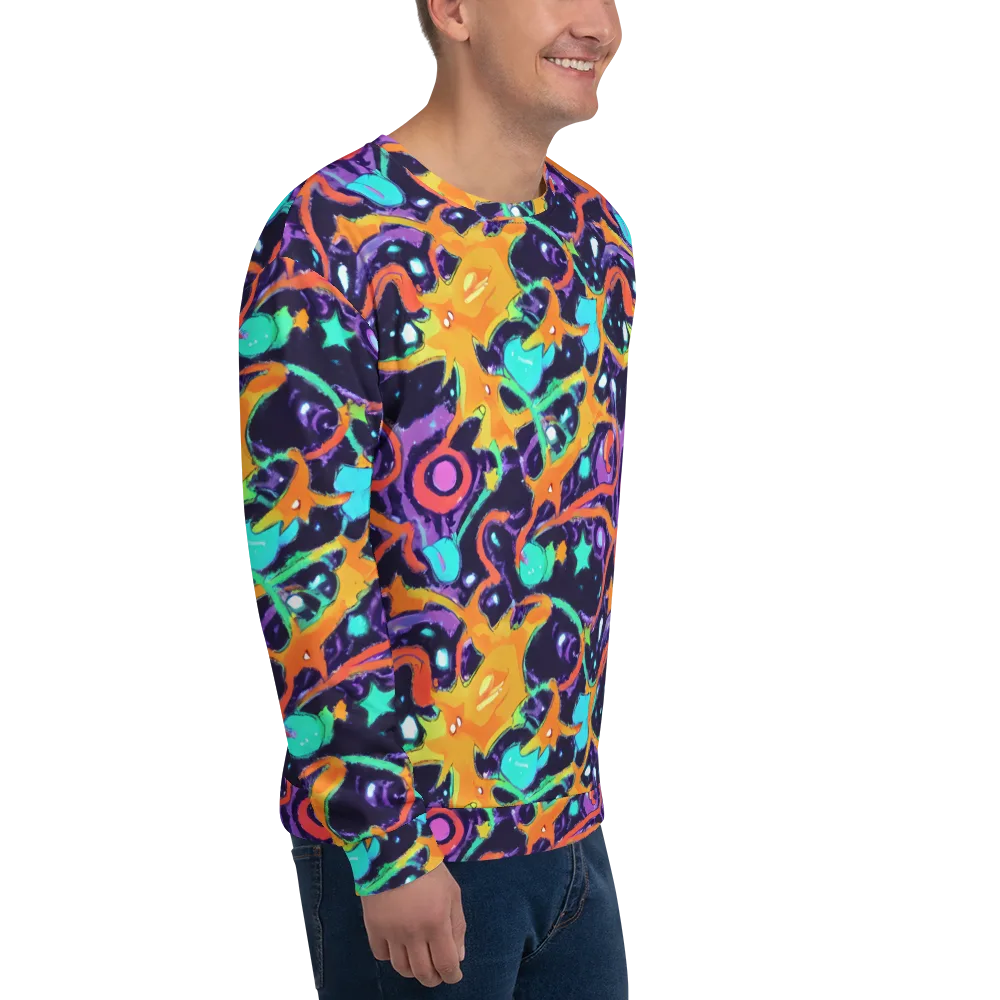 Luminous Fragments on Sweatshirt — Right Front