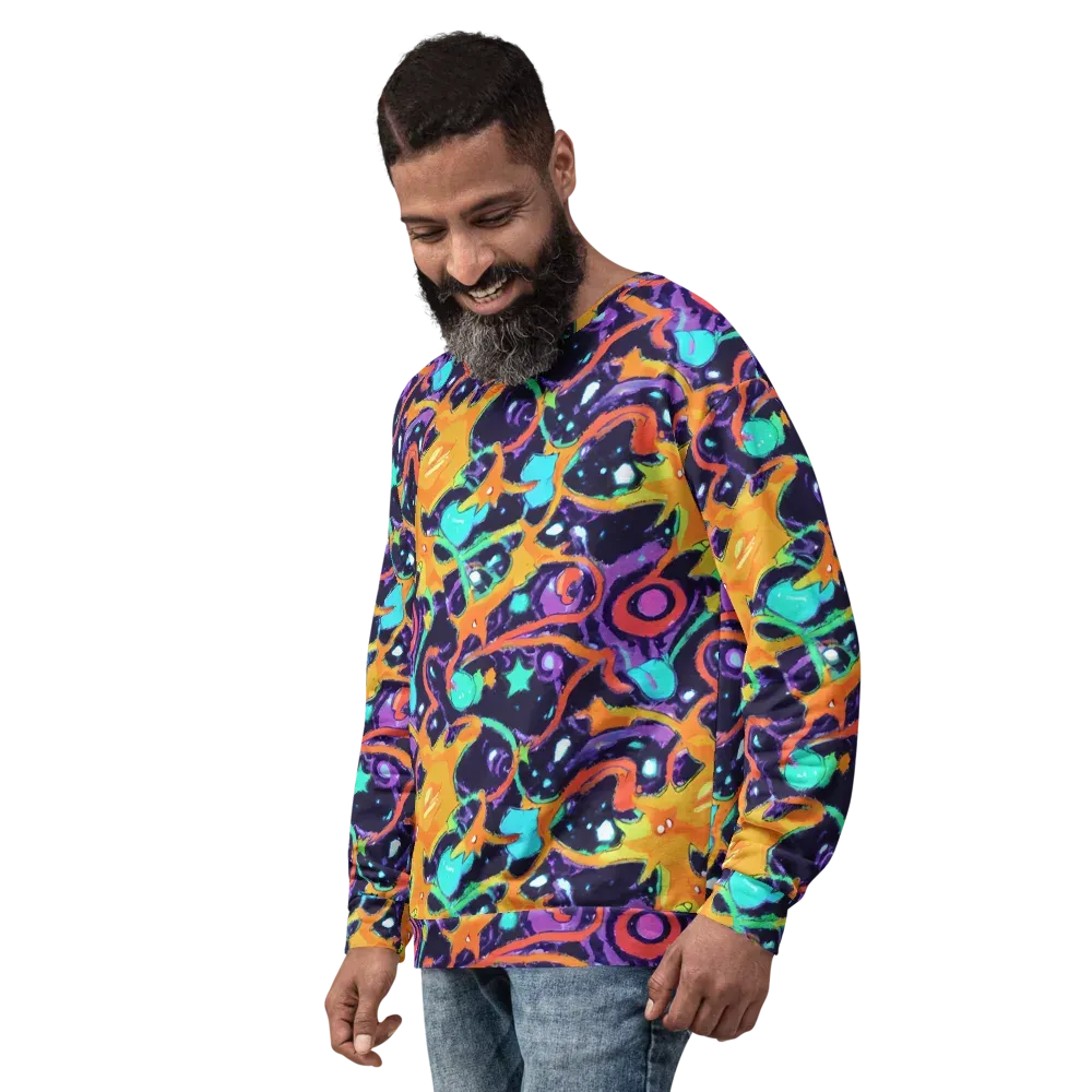 Luminous Fragments on Sweatshirt — Left Front