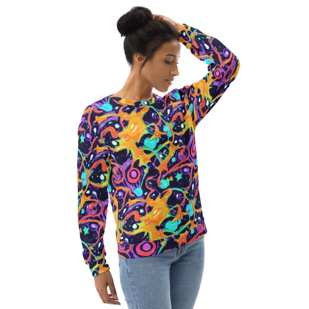 Luminous Fragments on Sweatshirt — Right Front