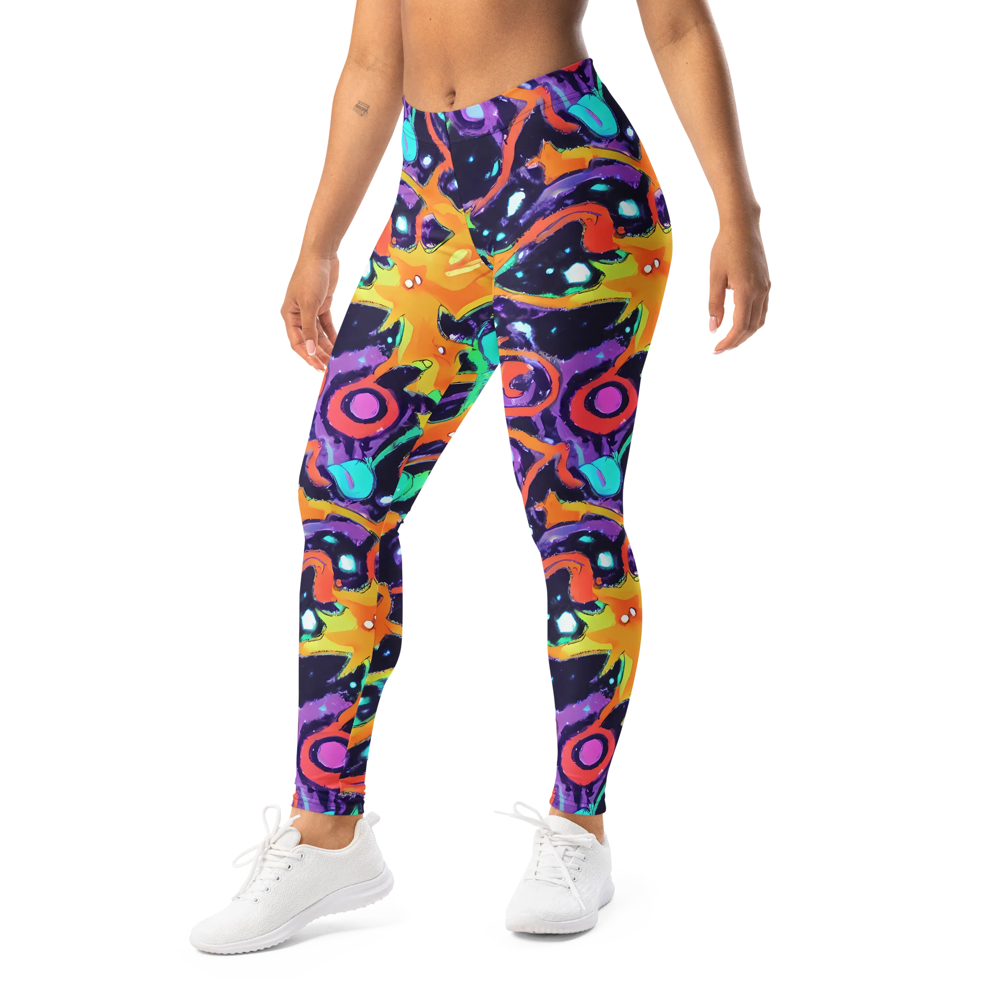 Luminous Fragments on Leggings — Left Front