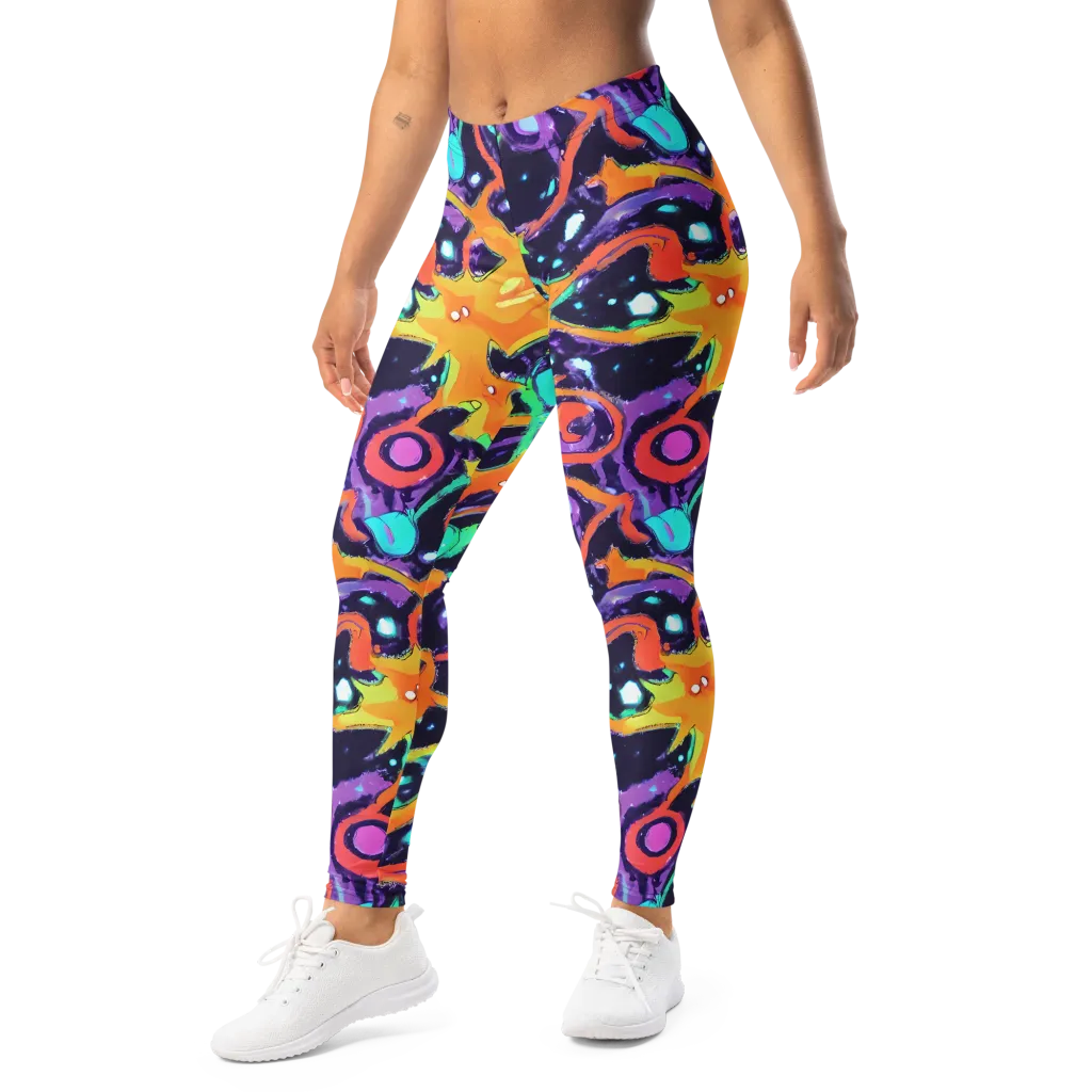 Luminous Fragments on Leggings — Left Front
