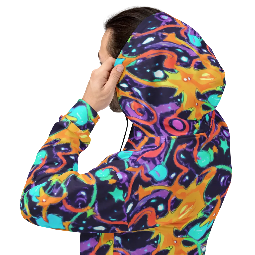 Luminous Fragments on Hoodie — Back
