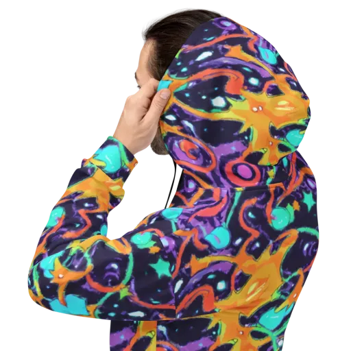 Luminous Fragments on a Hoodie