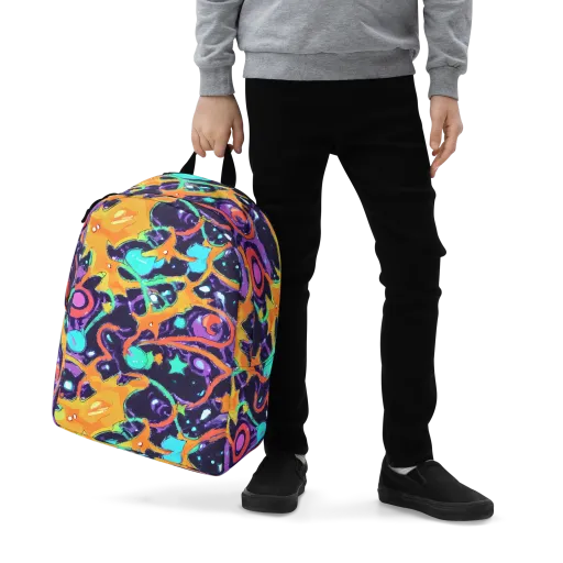 Luminous Fragments on a Minimalist Backpack