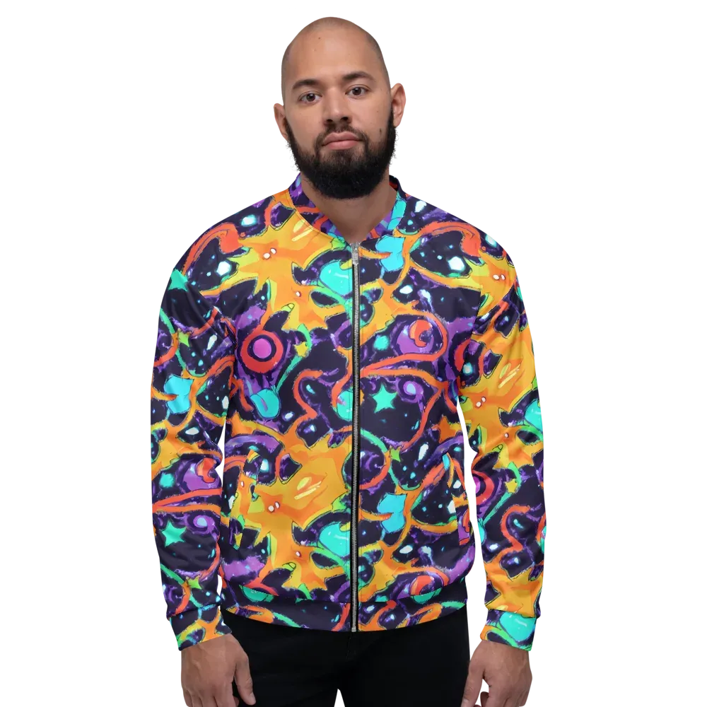 Luminous Fragments on Bomber Jacket — Front