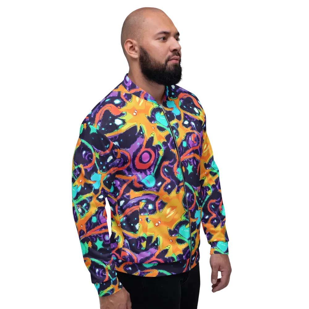 Luminous Fragments on Bomber Jacket — Right
