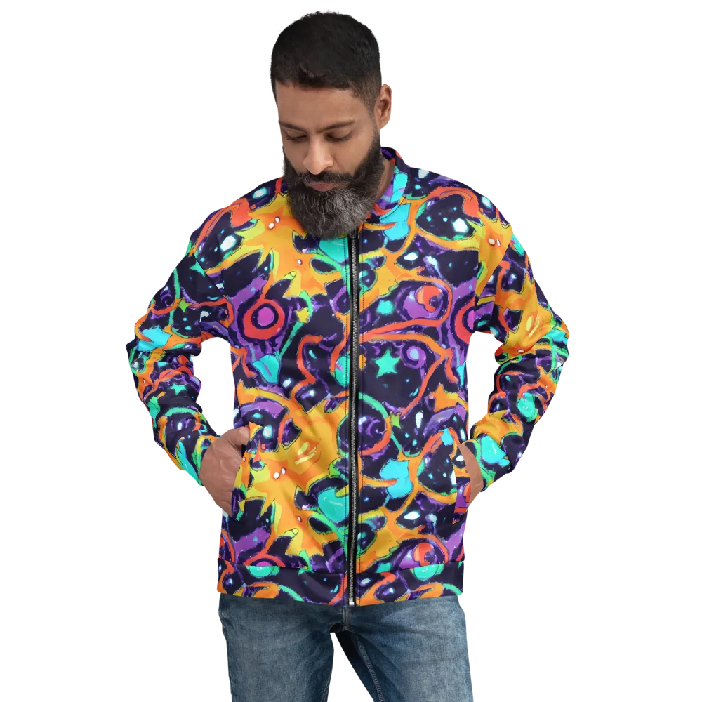 Luminous Fragments on Bomber Jacket — Front