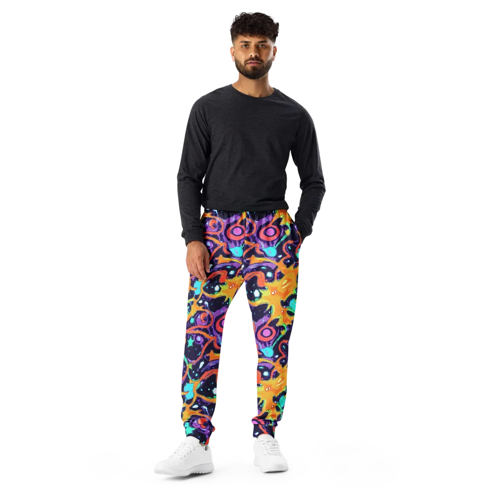 Luminous Fragments on Men's Joggers — Front